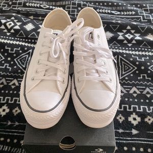 Leather Platform Converse
